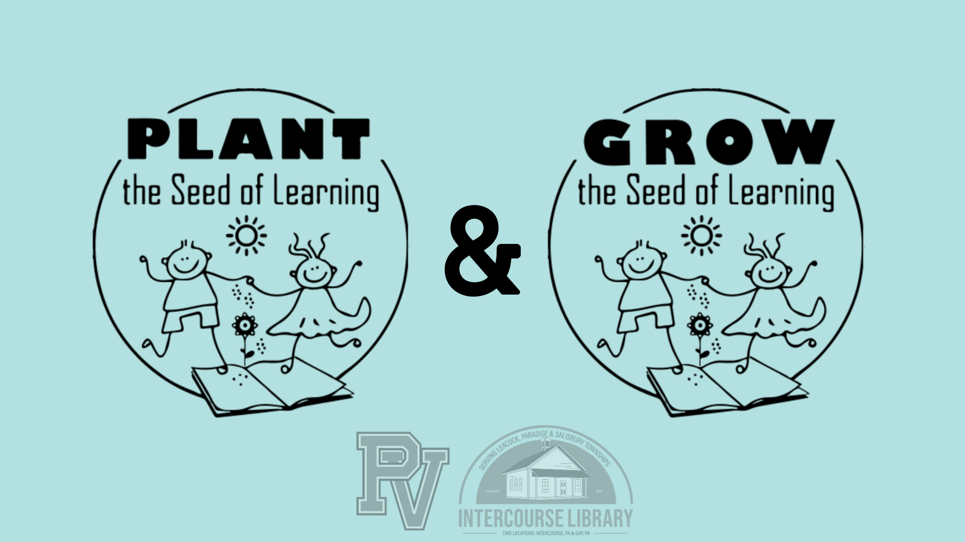 Plant and Grow the seeds of learning graphic