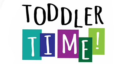 "Toddler Time" spelled out with fun colors.