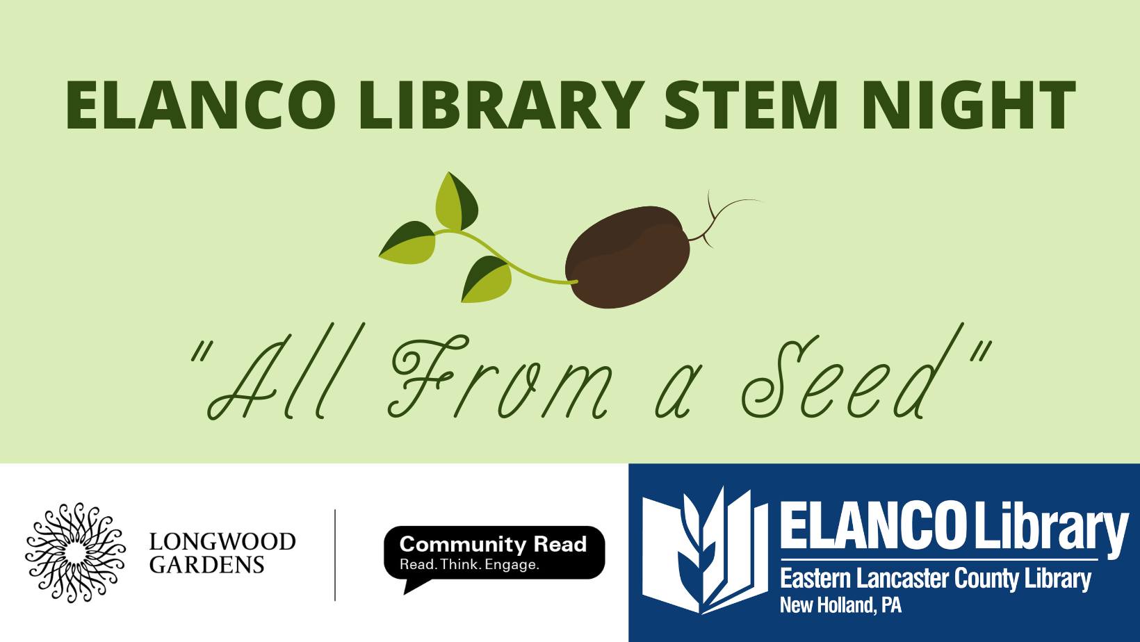 ELANCO Library STEM Night: All From a Seed