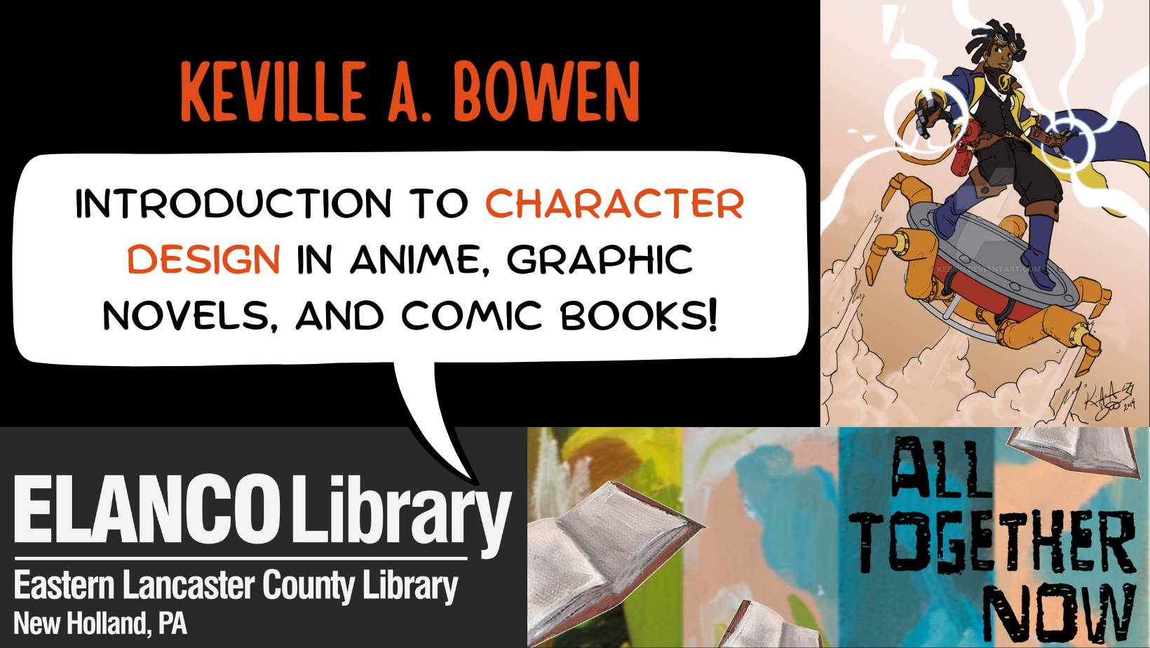 Comic Book and Anime Character Design with Keville A. Bowen
