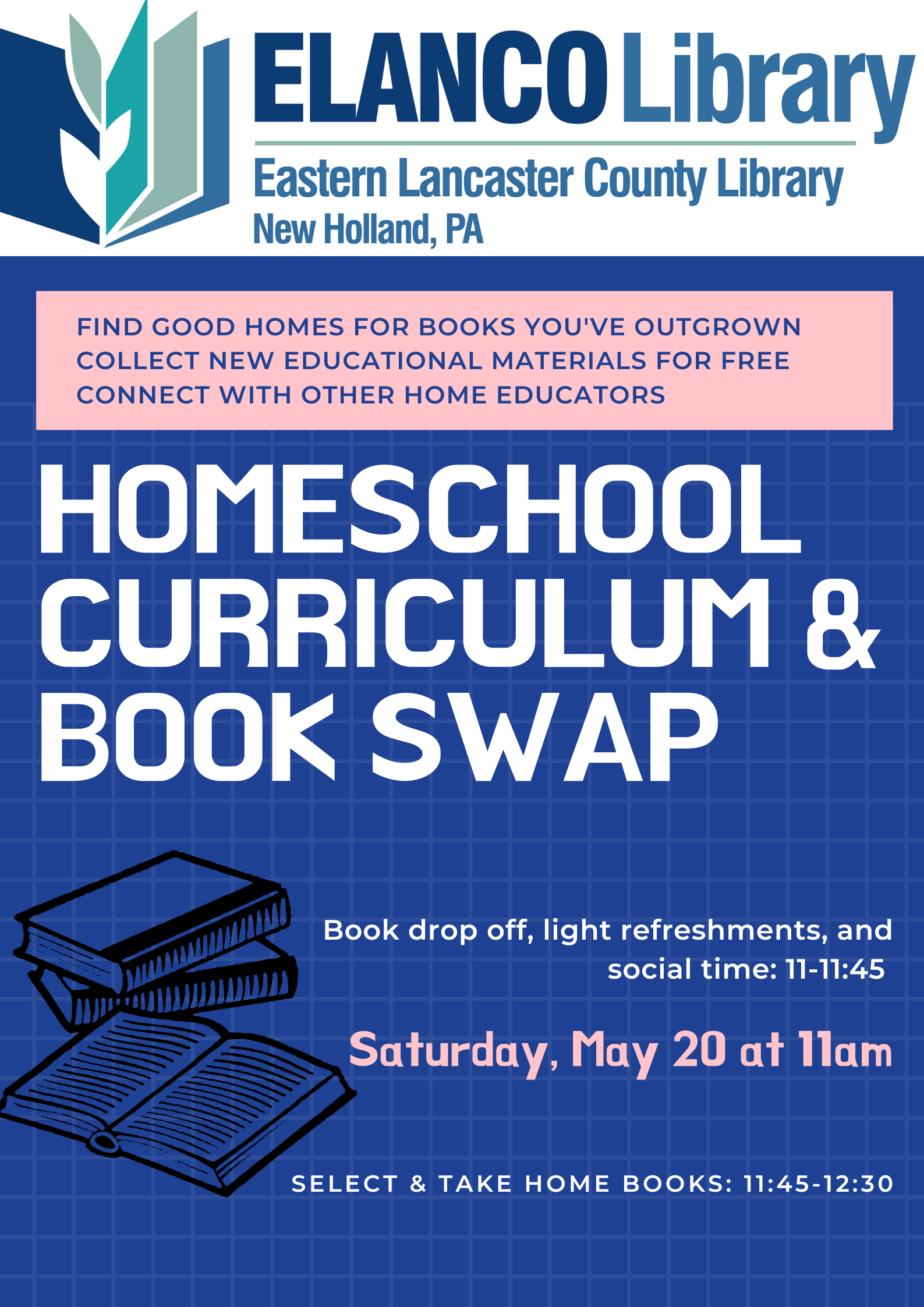 Image depicting Homeschool Curriculum and Book Swap 