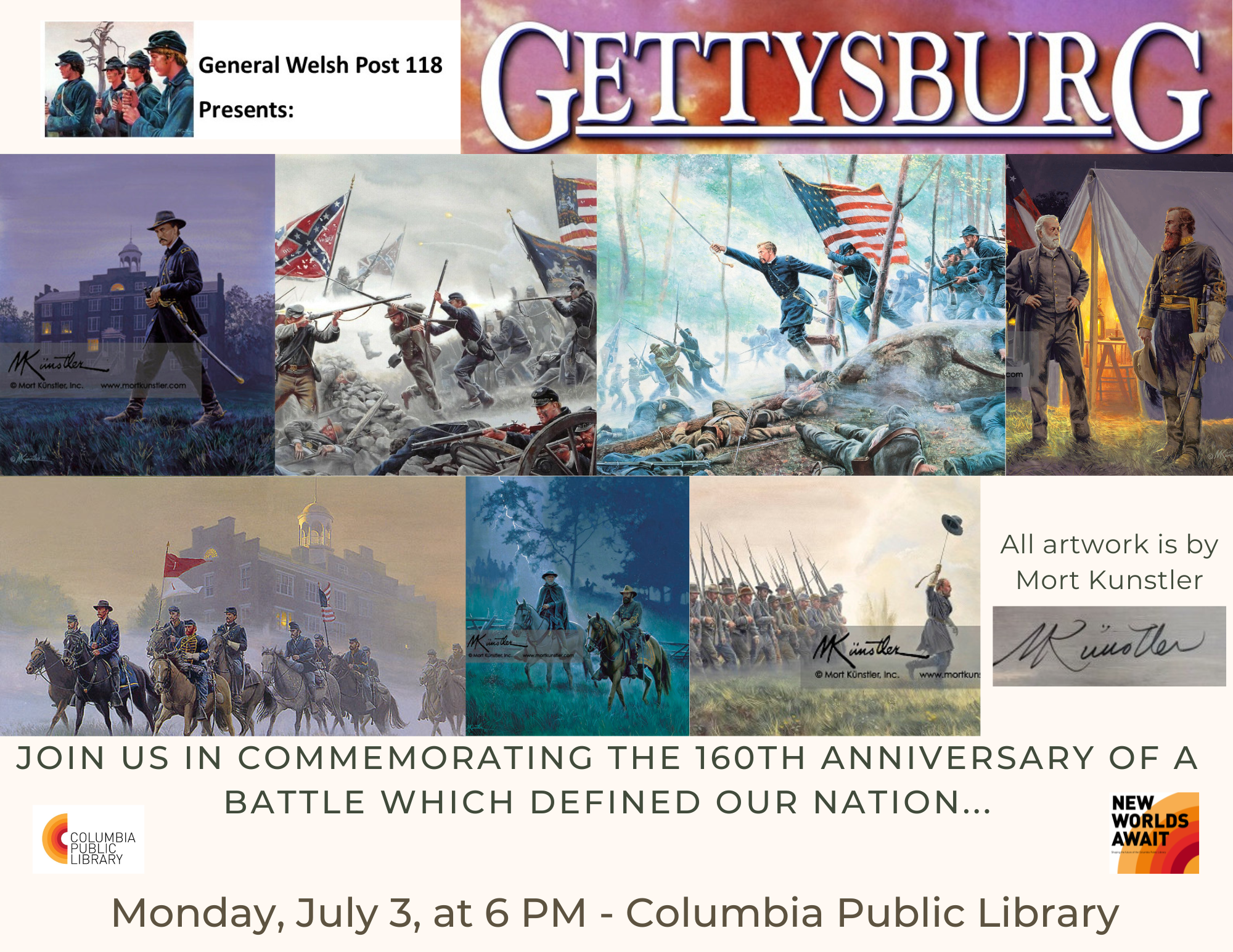 Gettysburg Civil War program to commemorate the 160th anniversary