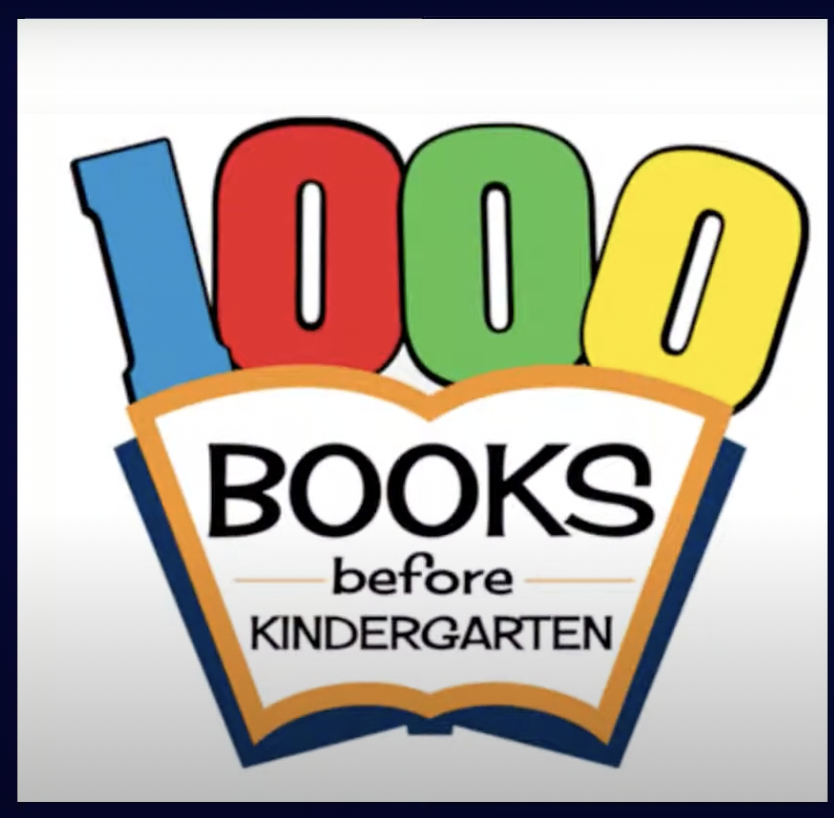 1,000 Books logo