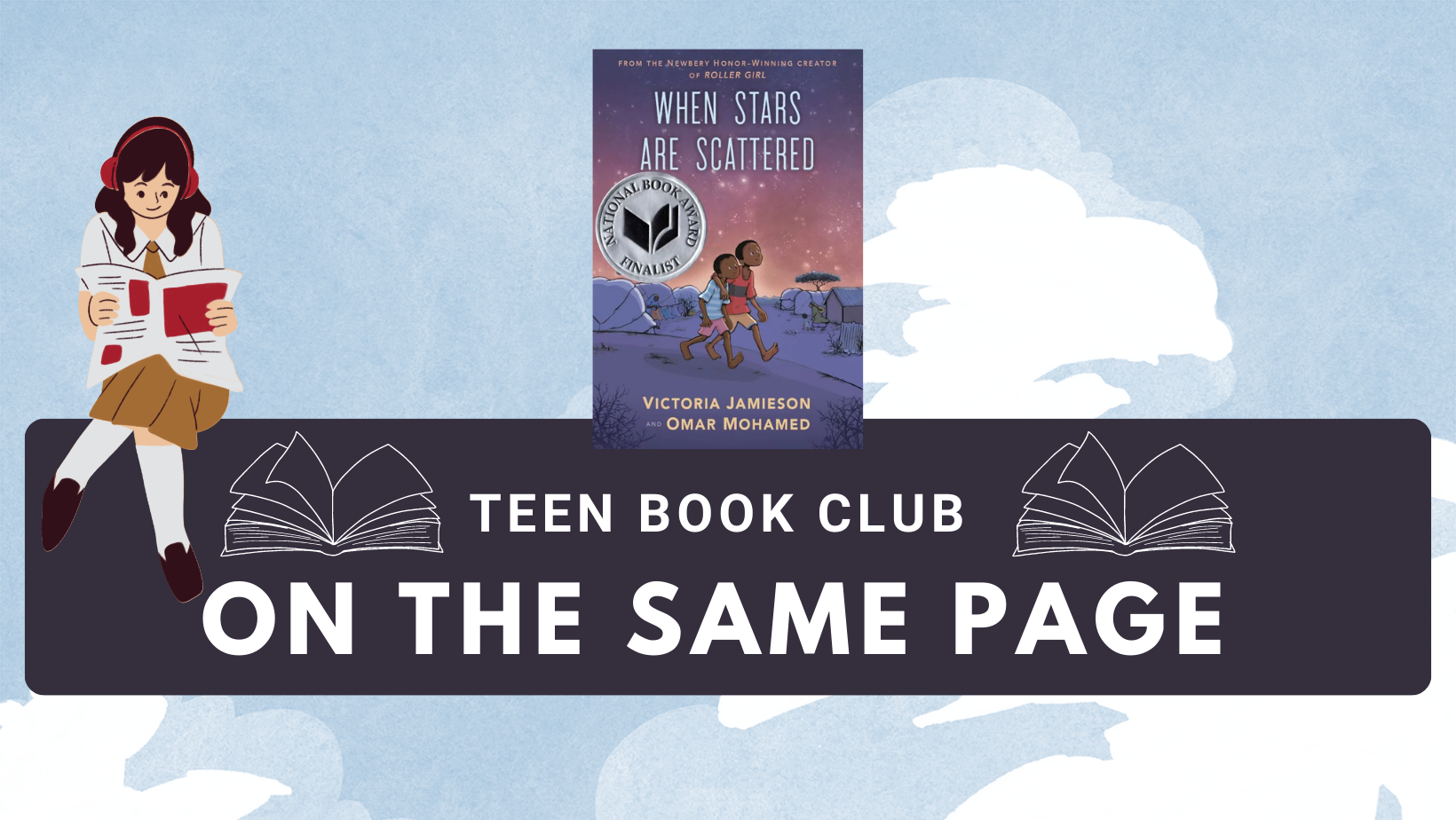 "On the Same Page" Teen Book Club Discusses "When Stars are Scattered" by Mohamed and Jamieson