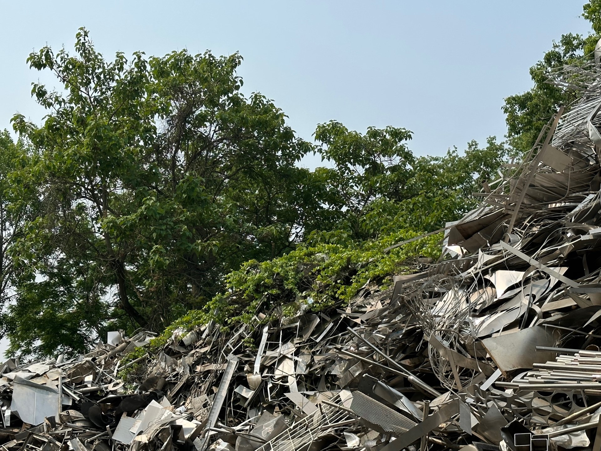 Photo of metal recycling pile