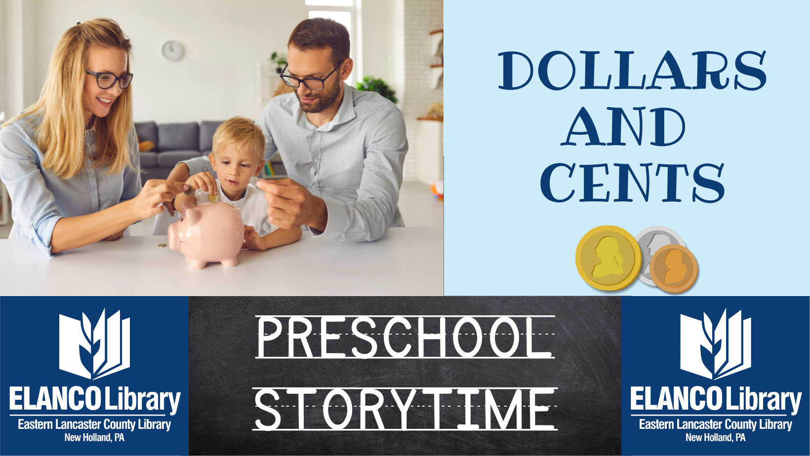 Preschool Storytime - Dollars and Cents