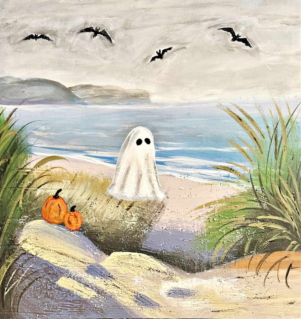 Thrifted Ghost Painting Class for Adults