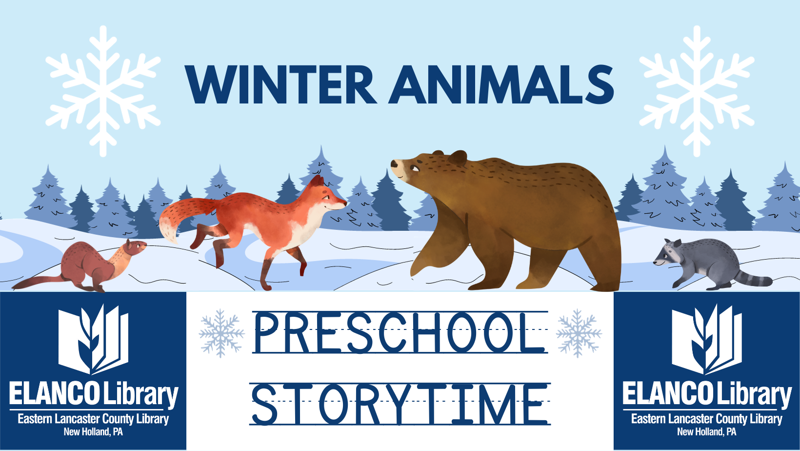 Preschool Storytime Winter Animals