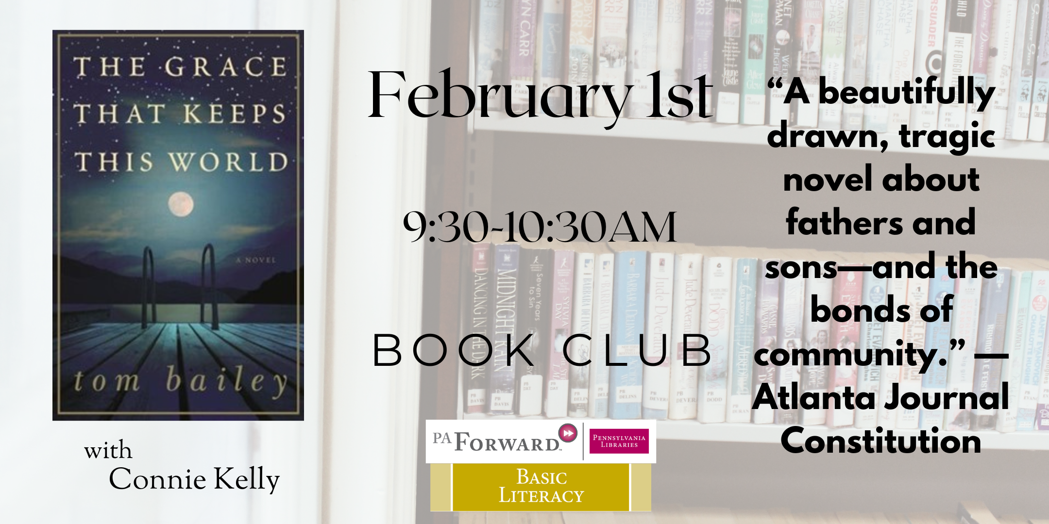 Book Club February 1st at 9:30am