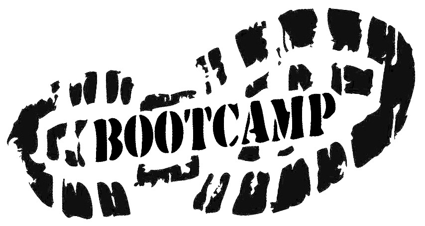 "Boot Camp" in sole imprint.