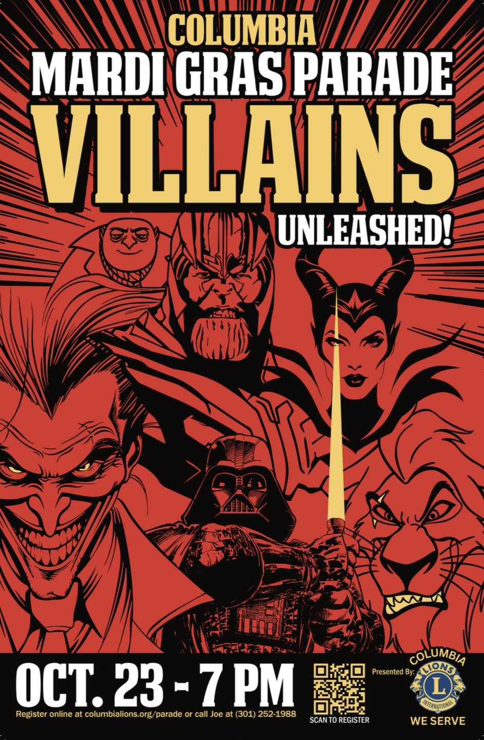mardi gras parade flyer