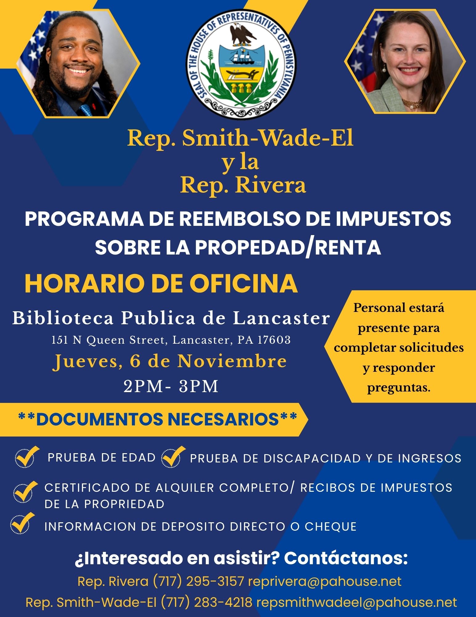 Property Tax/Rent Rebate Spanish flyer
