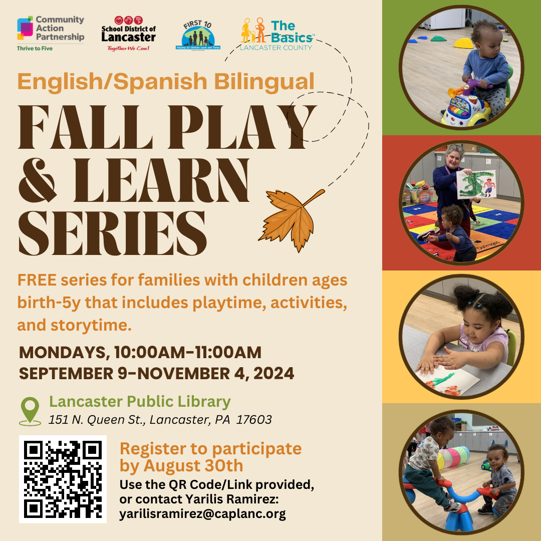 Play and Learn flyer