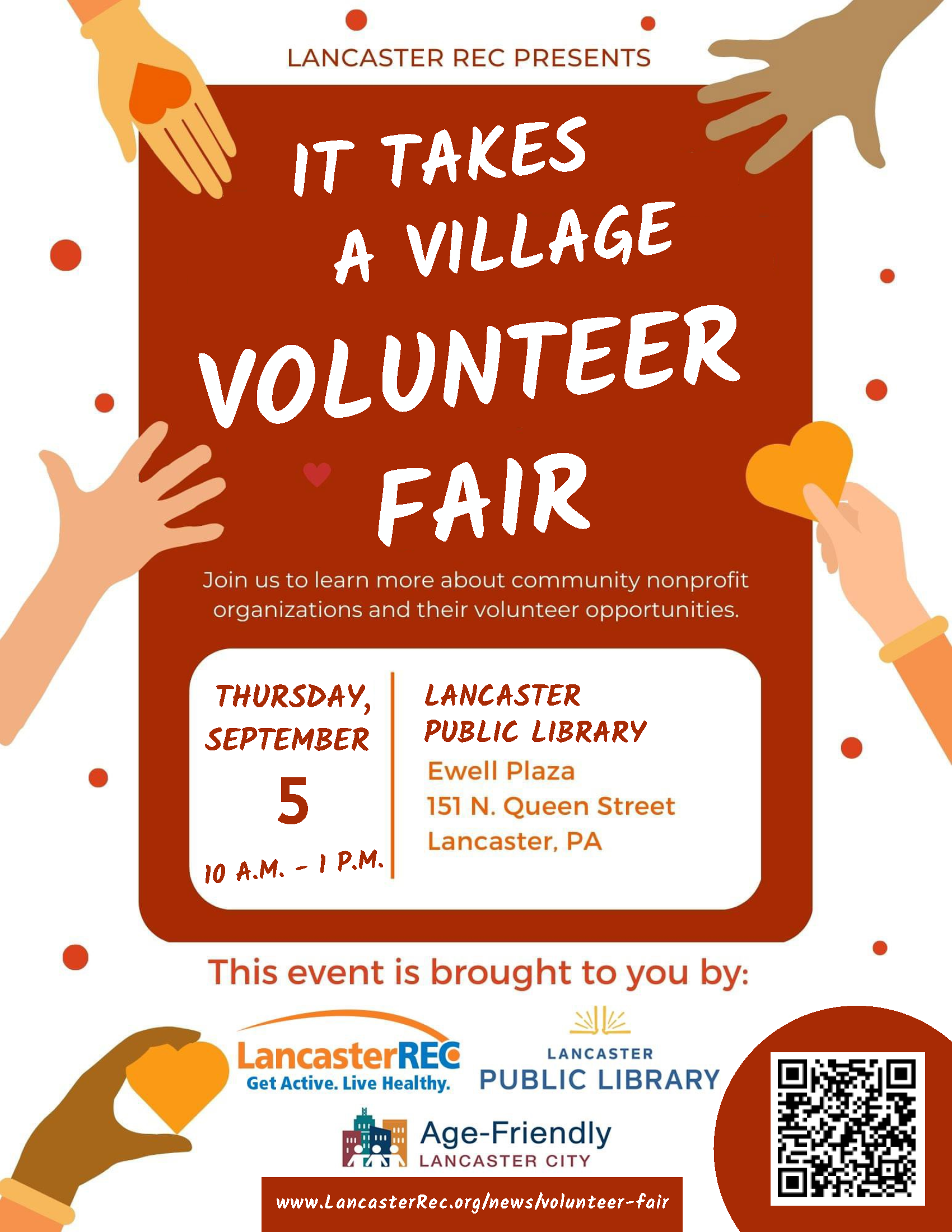 Volunteer Fair flyer