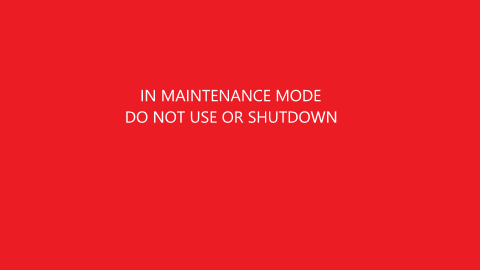 Maintenance Screen Logo