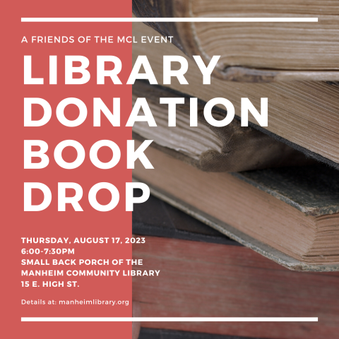 Library Donation Book Drop