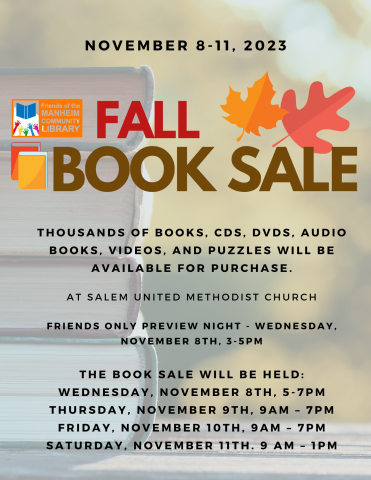 Annual Fall Book Sale