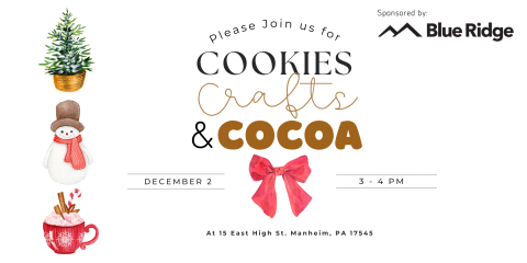 Cookies, Crafts, and Cocoa