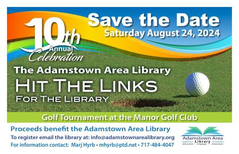 10th Annual Hit the Links for the Library Golf Tournament