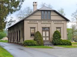 Photo of old railroad building in Columbia, PA