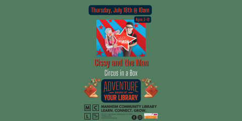 Cissy and the Man July 18th at 10am
