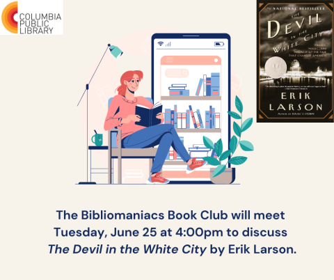 Bibliomaniacs Book Club Flyer 