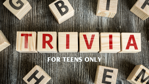 "Trivia" spelled out on blocks.