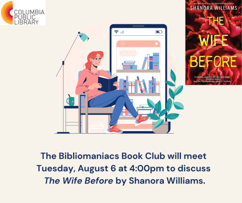 Bibliomaniacs Book Club Flyer 