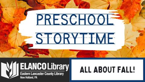 Preschool Storytime