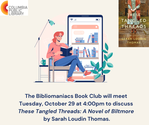 Bibliomaniacs Book Club Flyer 