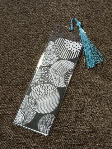 Photo of completed bookmark