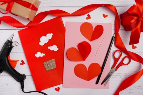 Valentine's crafts.