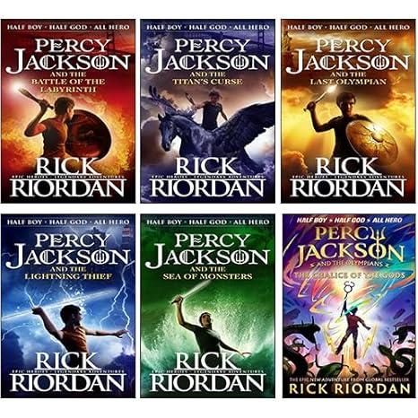 Percy Jackson books.