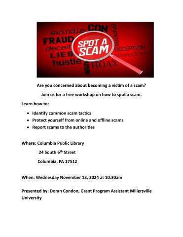 Scam Flyer 