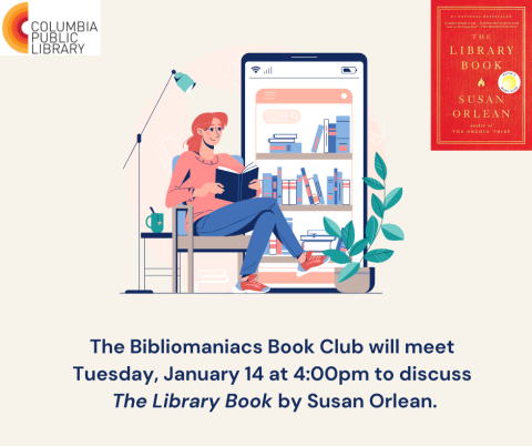 Bibliomaniacs Book Club Flyer 