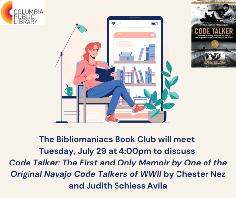 Bibliomaniacs book Club flyer