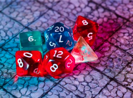D&D dice.