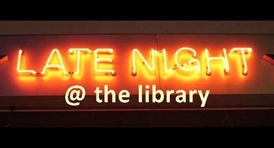 Late Night neon sign.