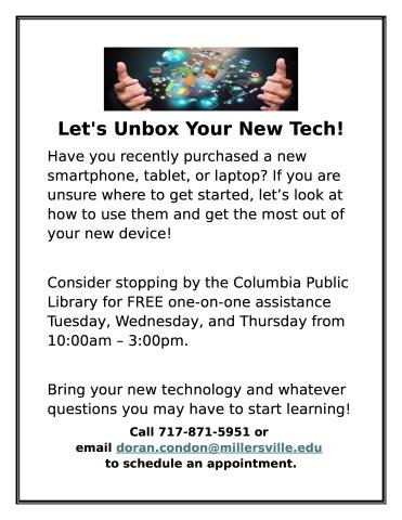 New Tech flyer