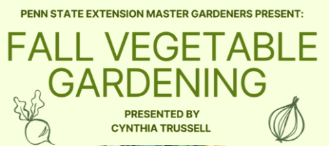 program title in text with drawings of vegetables