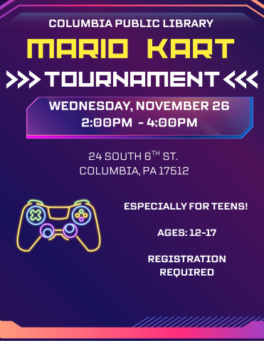 mario kart flyer