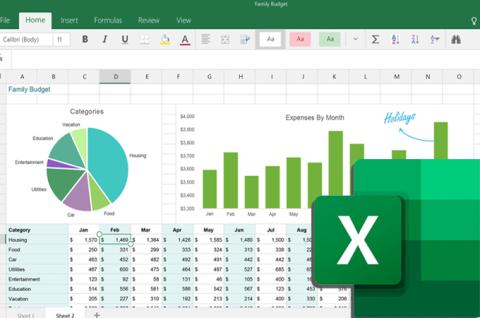 Excel charts and graphs.