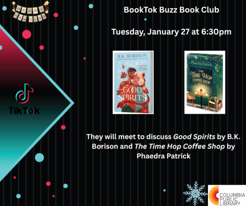 BookTok Buzz Book Club Flyer