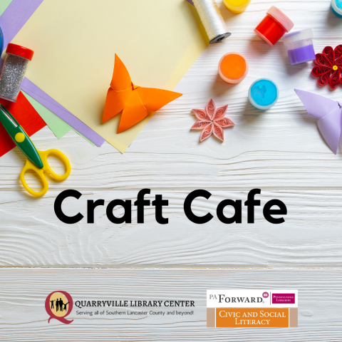 craft supplies on table