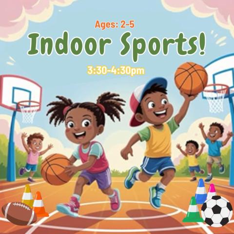 Indoor Sports Art from "I Want to be a Basketball Plater Book