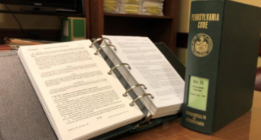 Photo of PA Code binder