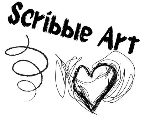 "Scribble Art" with scribbles.
