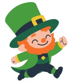 Happy leprechaun 