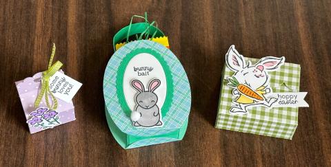 Photo of three treat boxes