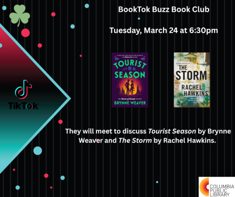 BookTok Buzz Book Club Flyer